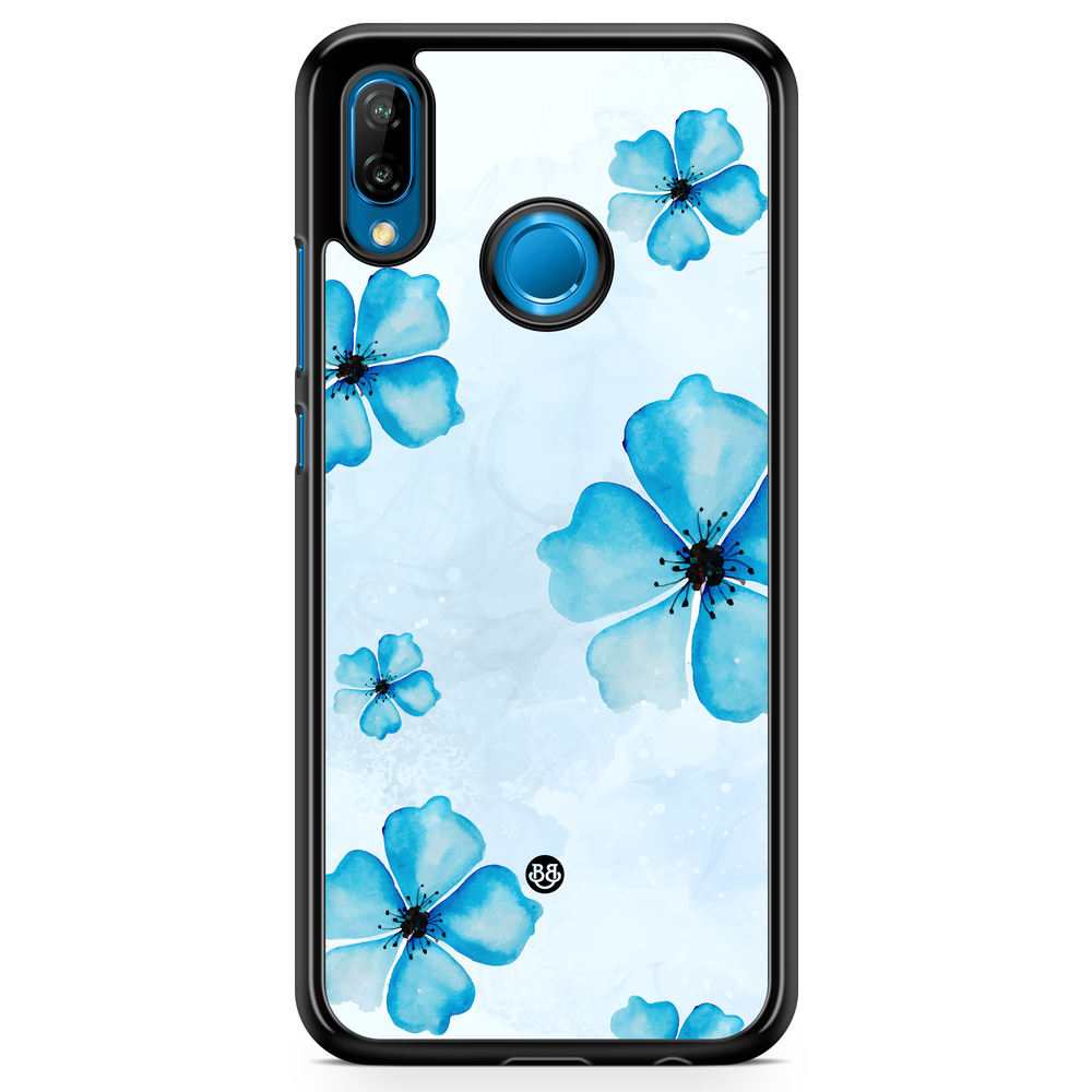 Huawei P20 Lite Case - WILD BLOOM - Blue Bloom