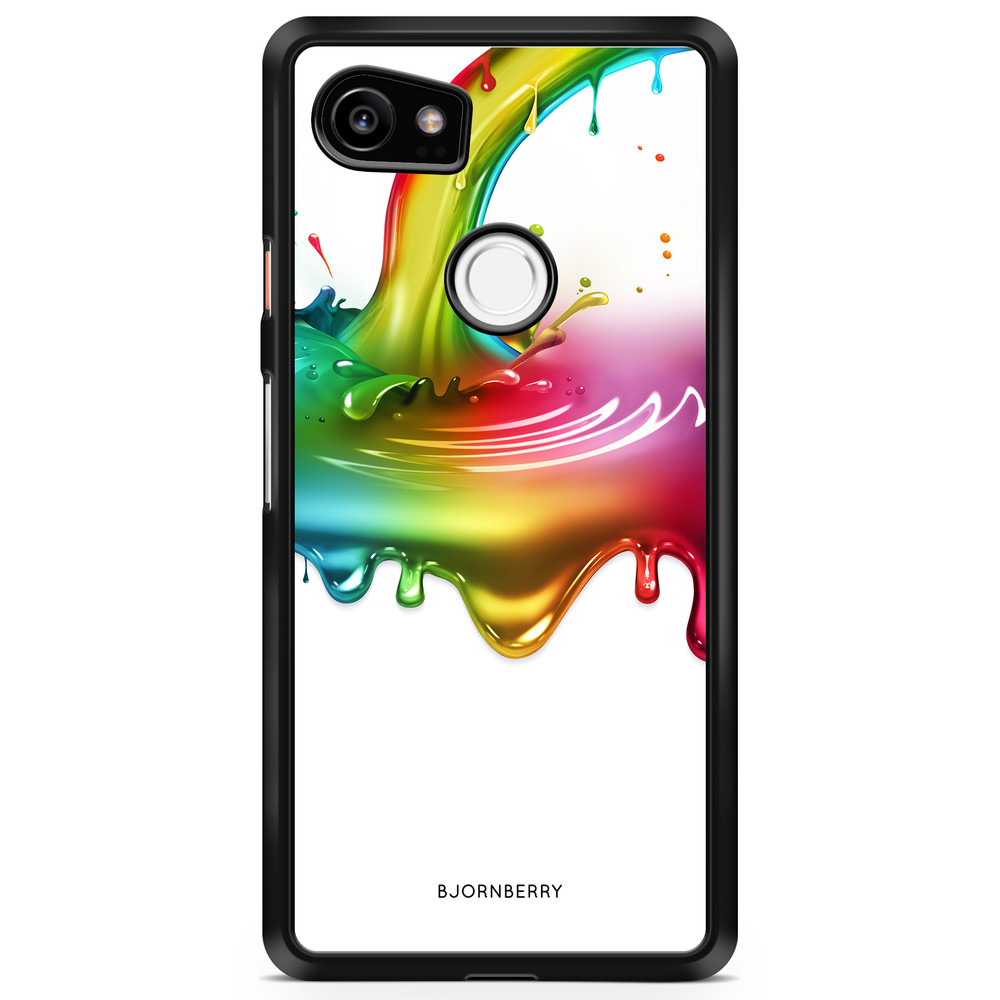 Google Pixel 2 XL Case - Rainbow Splash