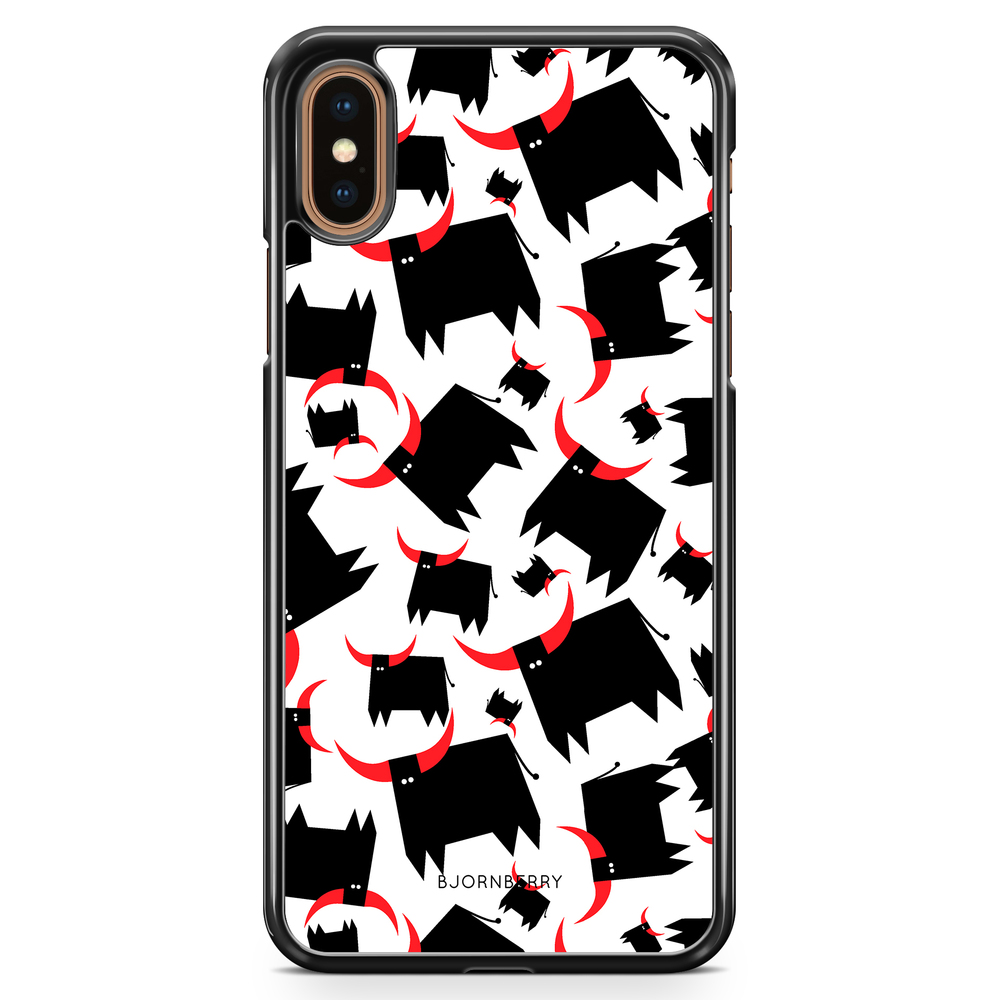 iPhone XS Max Case - Bull Red Horns