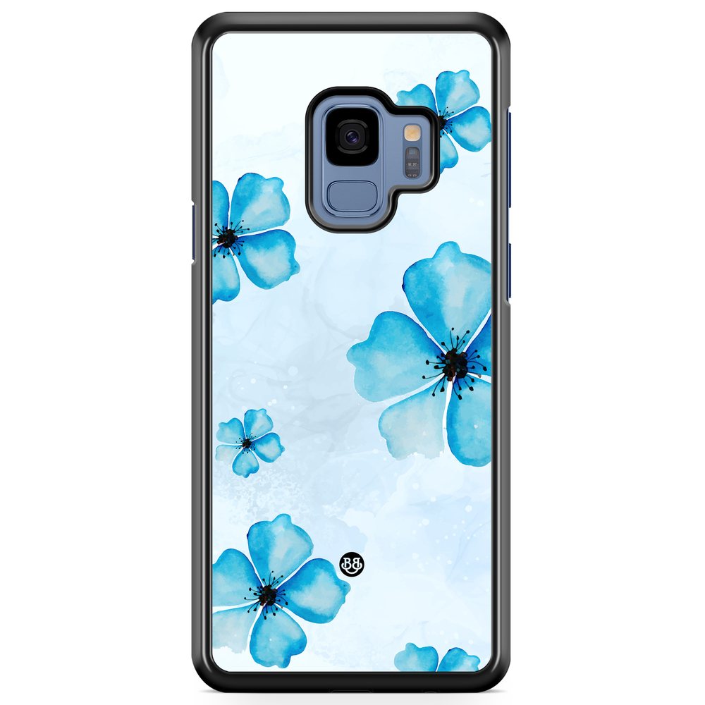 Samsung Galaxy S9 Case - WILD BLOOM - Blue Bloom