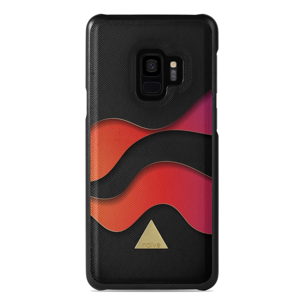 Naive Samsung Galaxy S9 Case - Neon Waves