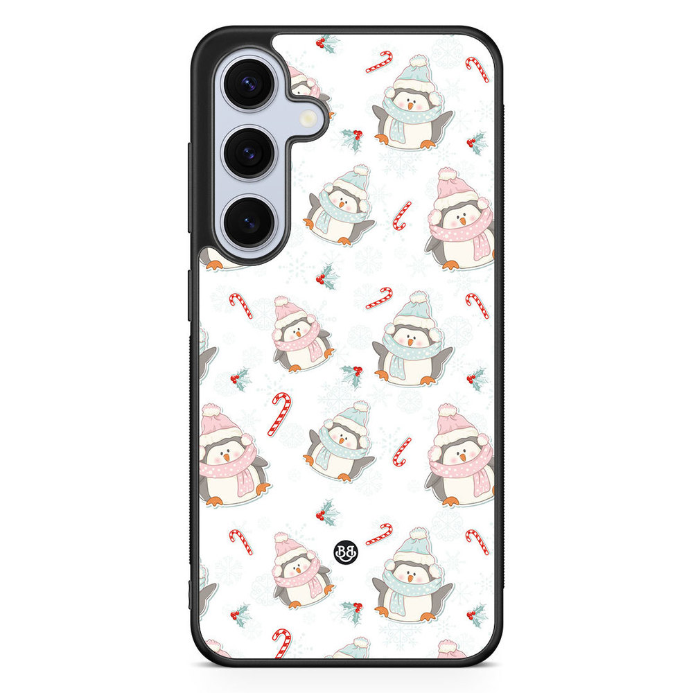 Samsung Galaxy S24 5G Case - Christmas Penguins