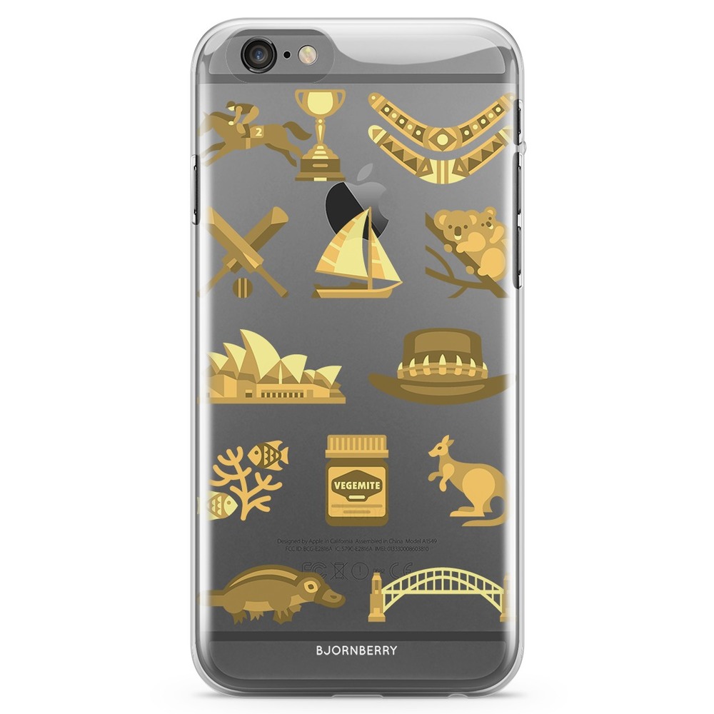 iPhone 6/6s TPU Case - Australian Pattern