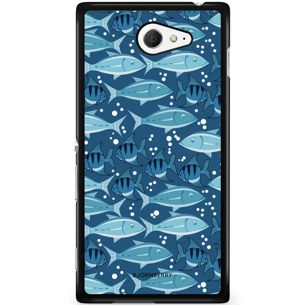 Sony Xperia M2 Aqua Case - Fish Pattern