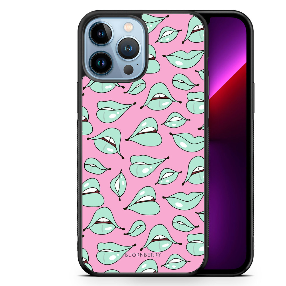 iPhone 13 Pro Max Case - Green Lips