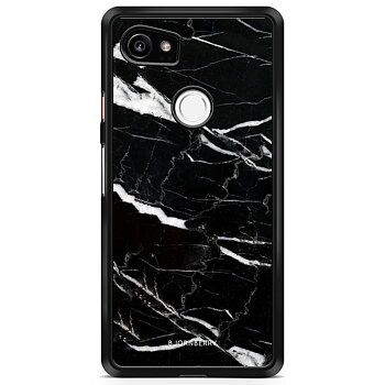 Google Pixel 2 XL Case - Black Marble