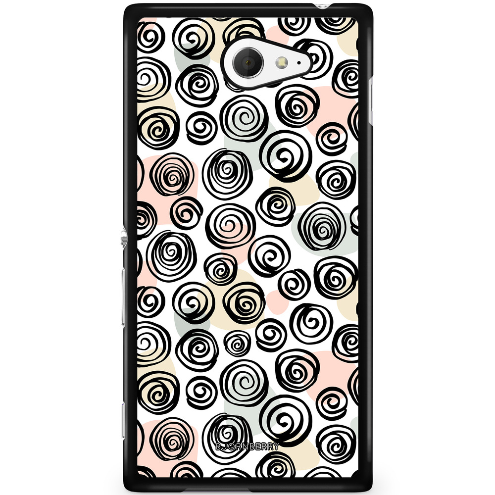 Sony Xperia M2 Aqua Case - Circular Pattern