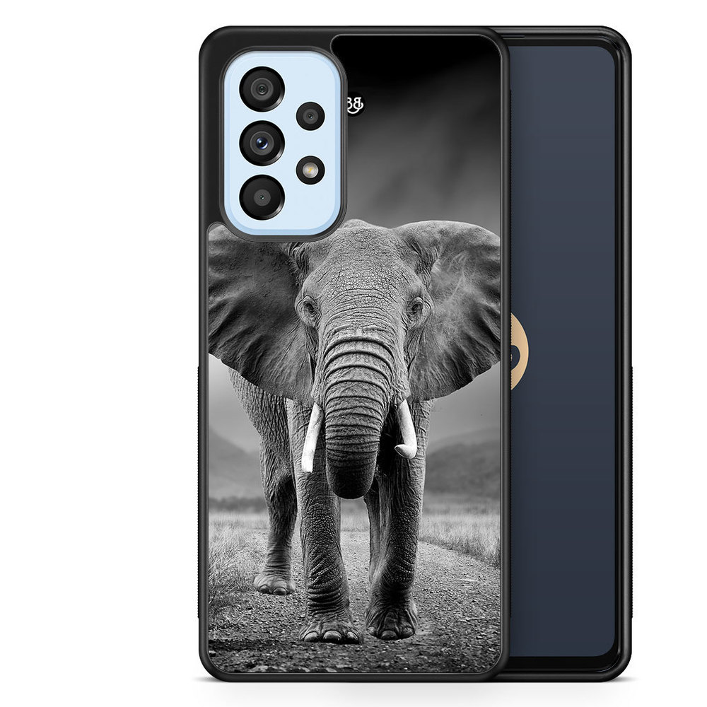 Samsung Galaxy A53 5G Case - Black/white Elephant