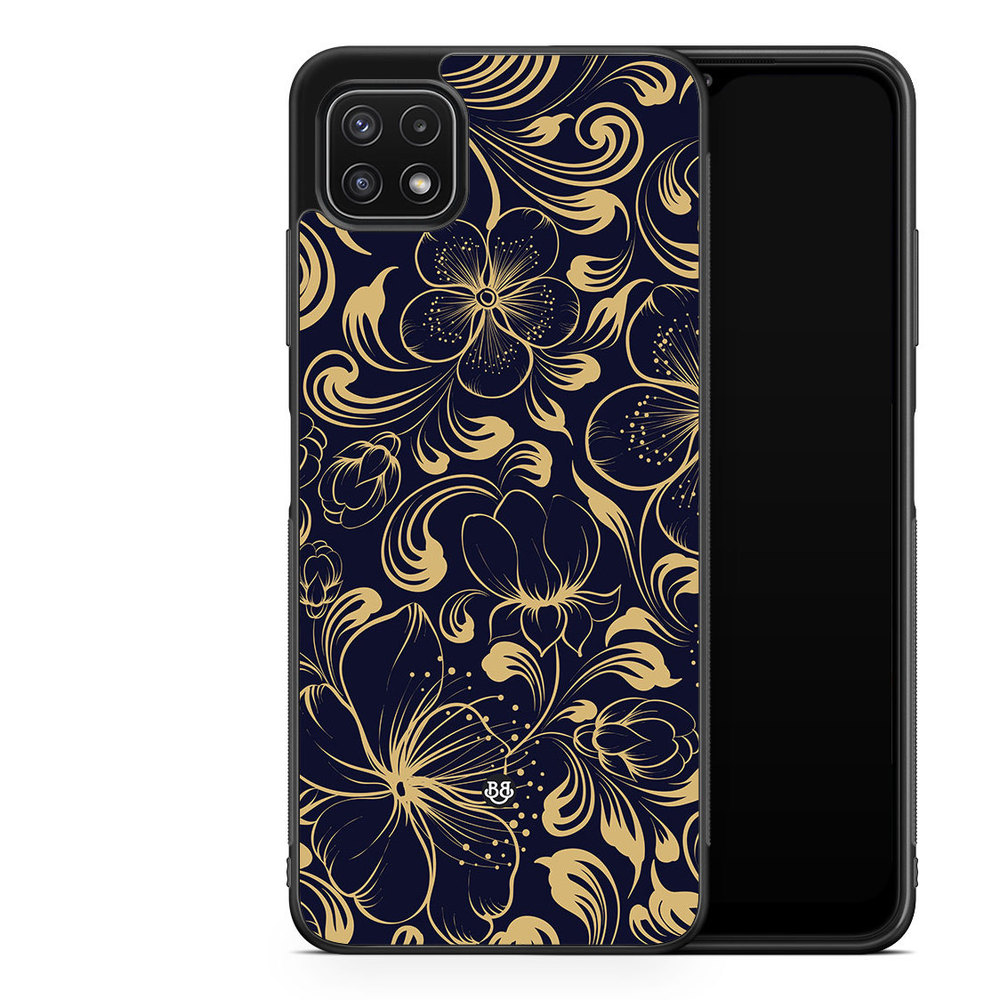 Samsung Galaxy A22 5G Case - Blue Flowers