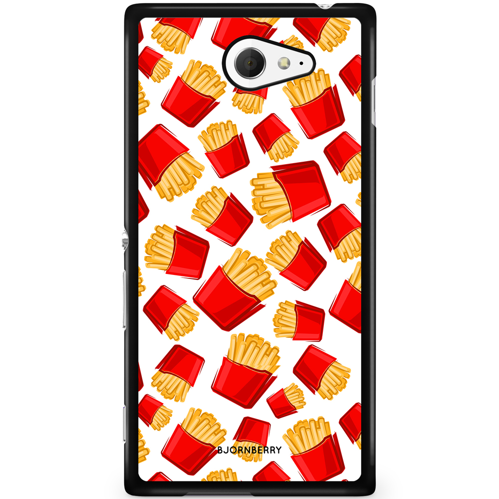 Sony Xperia M2 Aqua Skal - Pommes Frites
