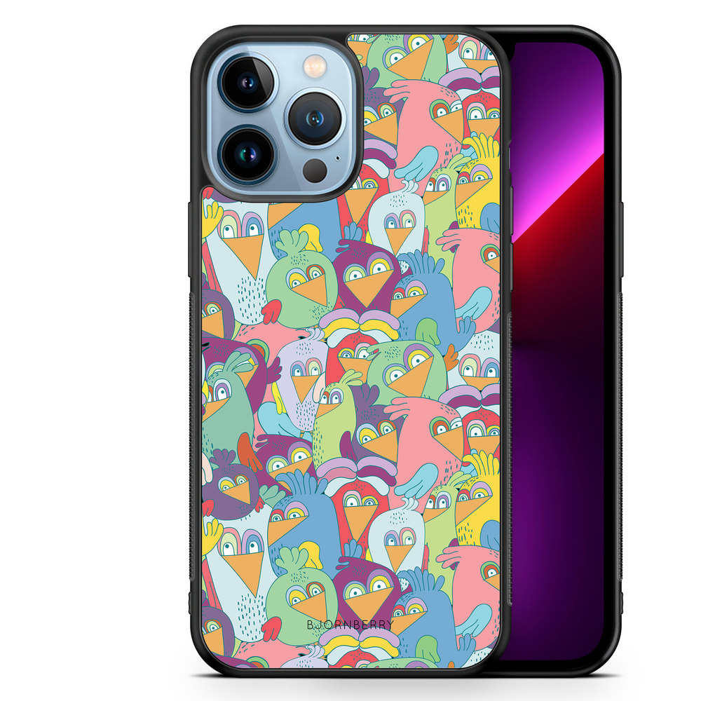 iPhone 13 Pro Max Case - Cartoon Birds