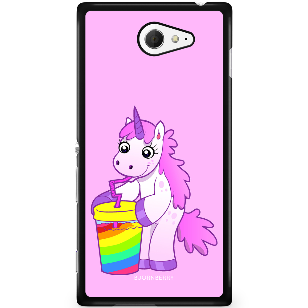 Sony Xperia M2 Aqua Case - Drinking Unicorn