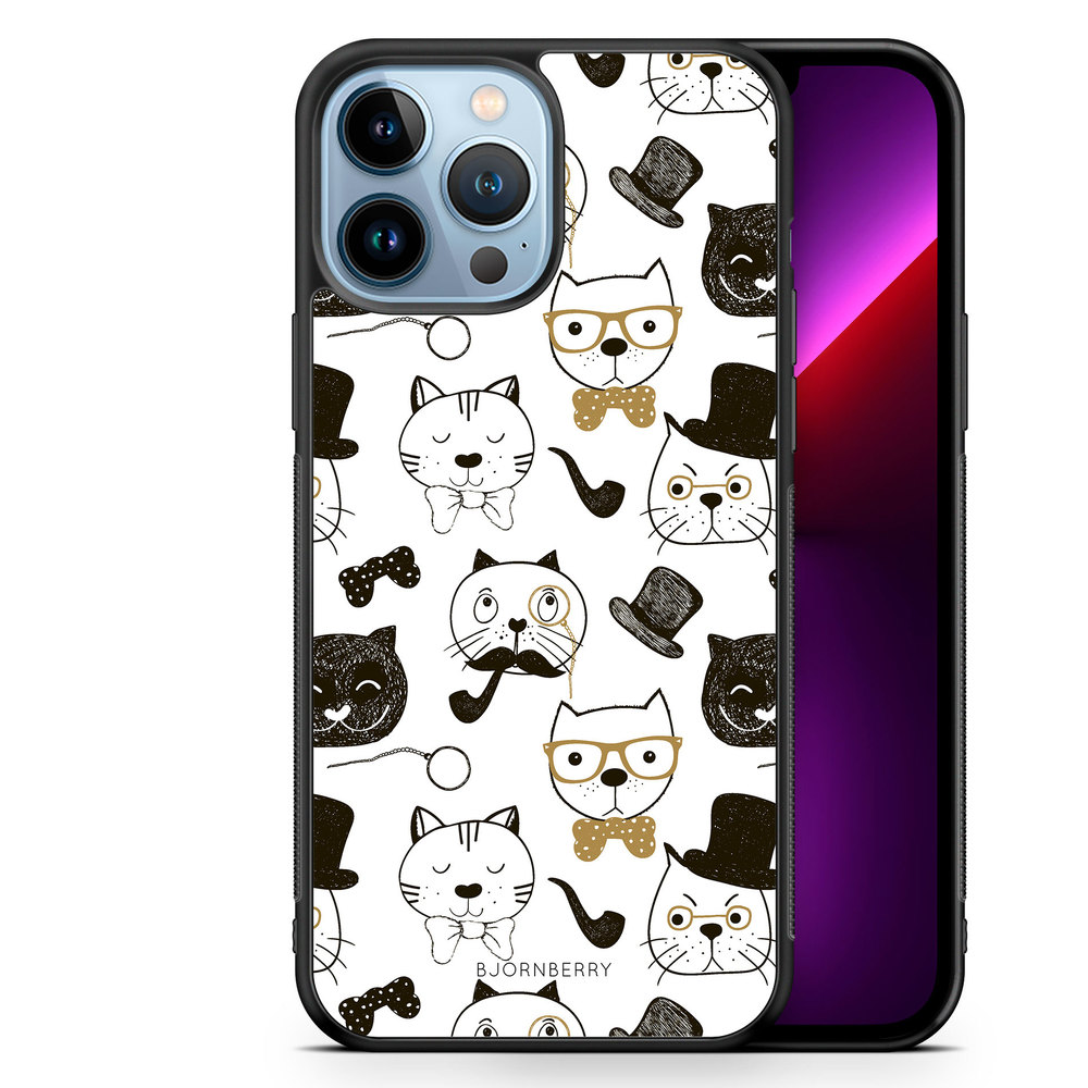 iPhone 13 Pro Max Case - Cartoon Cats