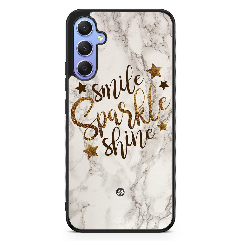 Samsung Galaxy A34 5G Case - Smile,Sparkle,Shine