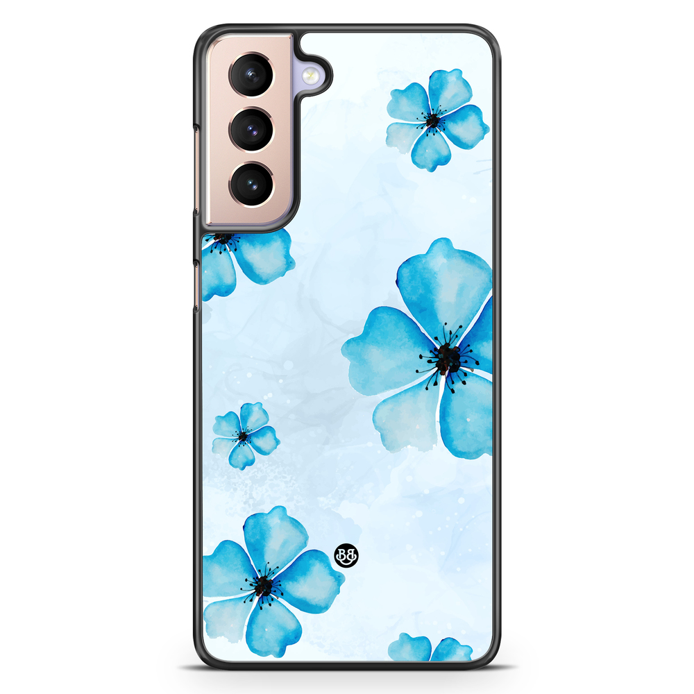 Samsung Galaxy S21 Case - WILD BLOOM - Blue Bloom