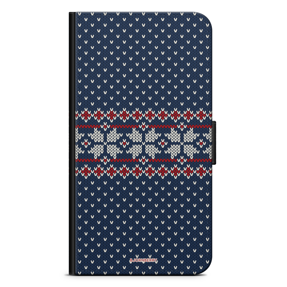 Huawei P9 Plånboksfodral - Stickad Jul