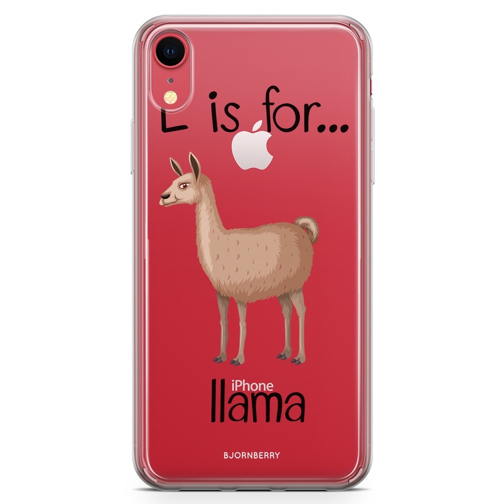iPhone XR Fashion Case - L is for Lama
