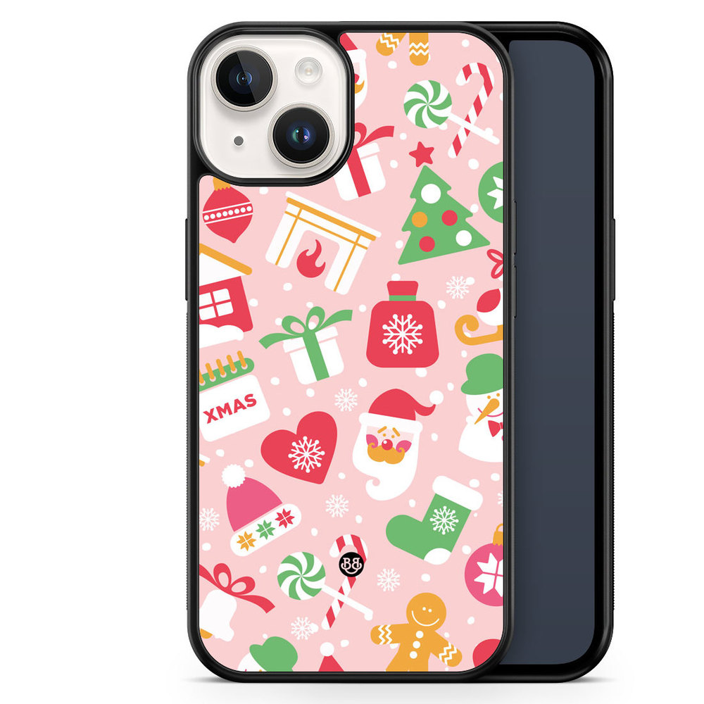 iPhone 14 Case - Pink Christmas