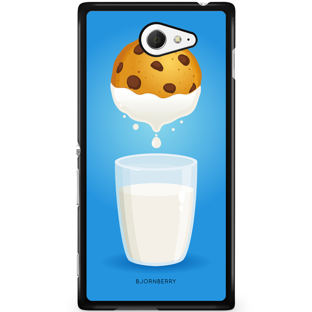 Sony Xperia M2 Aqua Case - Milk and Cookies