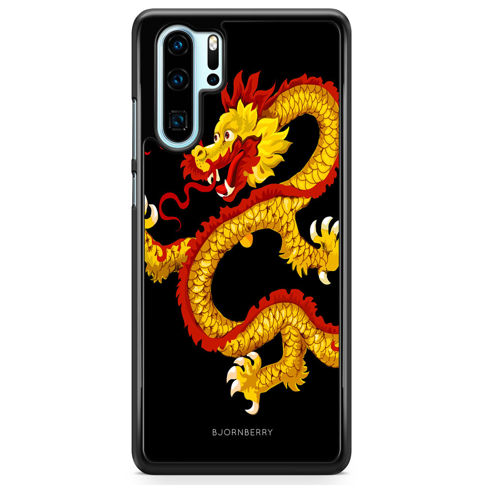 Huawei P30 Pro Case - Yellow Dragon