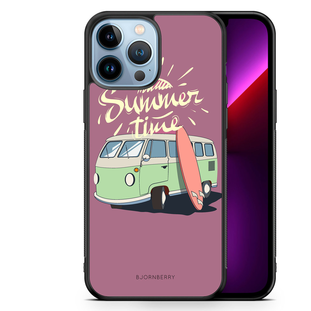 iPhone 13 Pro Max Case - Summer Van (Pink)