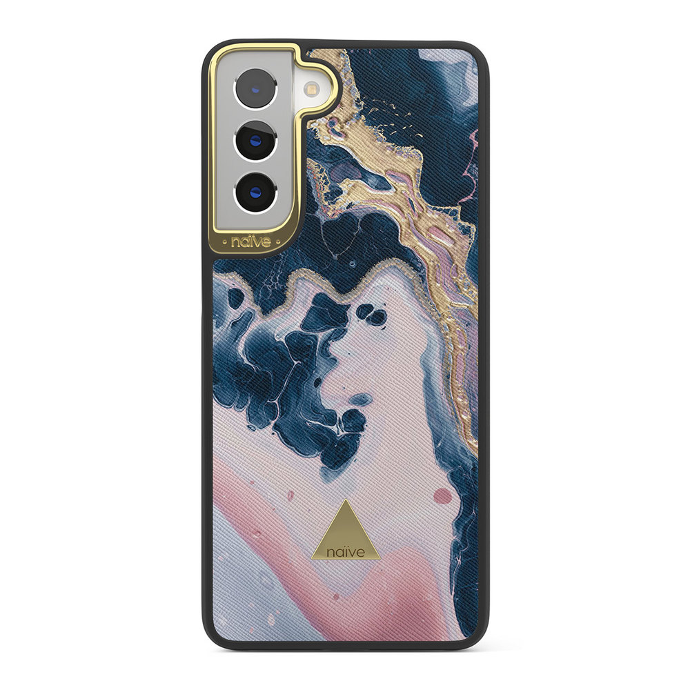 Naive Samsung Galaxy S21 Case - Pink Swirl
