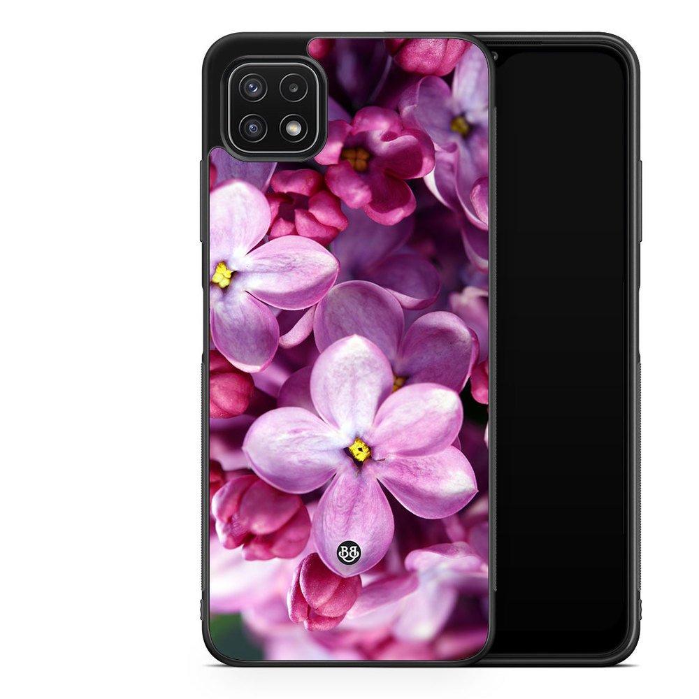 Samsung Galaxy A22 5G Case - Purple Spring Flower