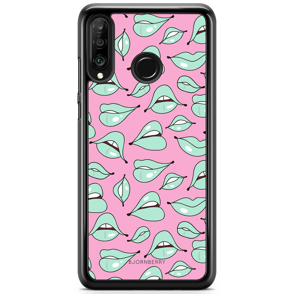 Huawei P30 Lite Case - Green Lips