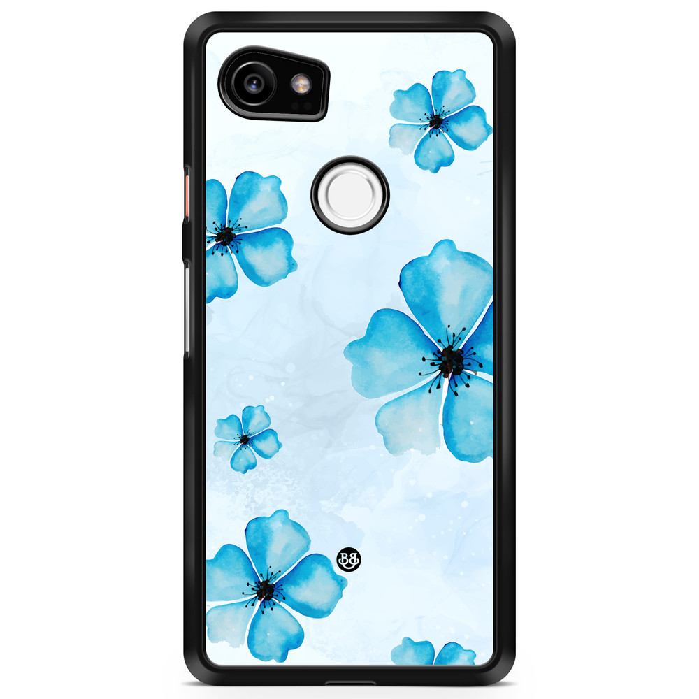 Google Pixel 2 XL Case - WILD BLOOM - Blue Bloom