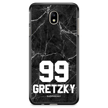 Samsung Galaxy J3 (2017) Skal Custom - Svart Marmor Nummer