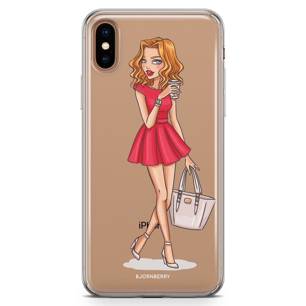 iPhone Xs Max Fashion Skal - Modeskiss Tjej