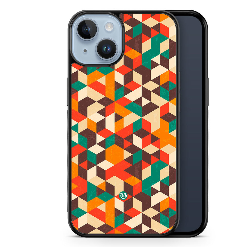 iPhone 14 Plus Case - Retro Geometric