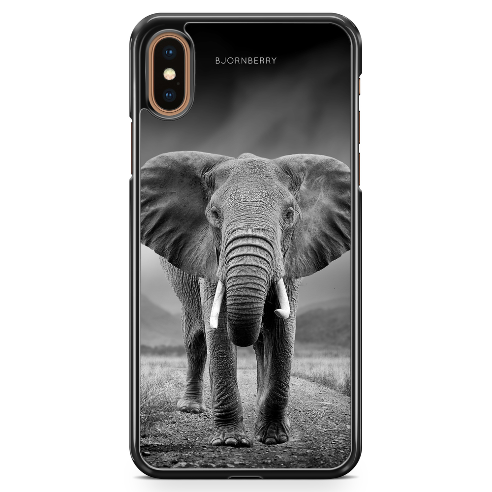 iPhone XS Max Case - Black/White Elephant