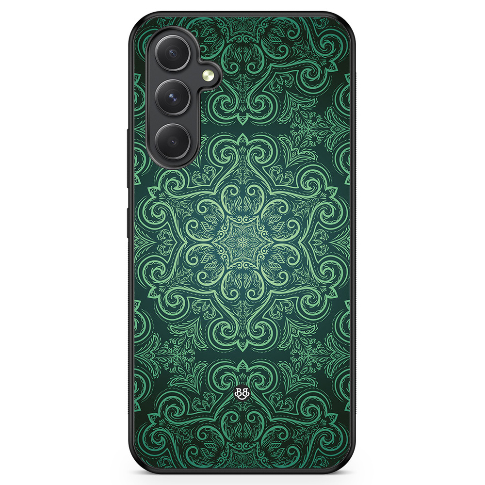 Samsung Galaxy A54 5G Case - Green Retro Pattern