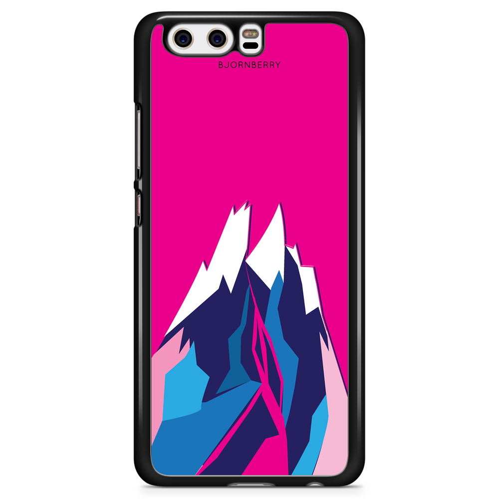 Huawei P10 Case - Pink Mountain