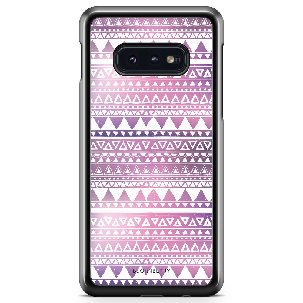 Samsung Galaxy S10e Case - Purple Aztec