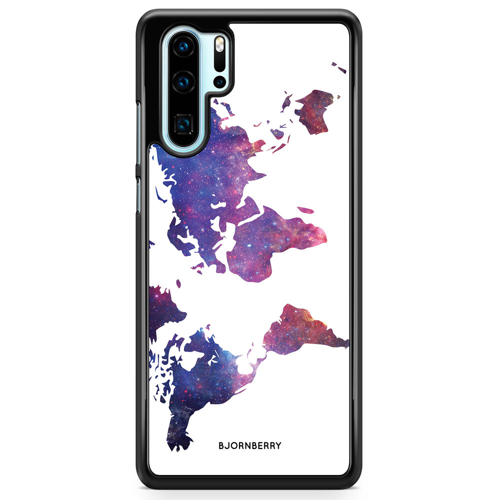 Huawei P30 Pro Case - World Map Space