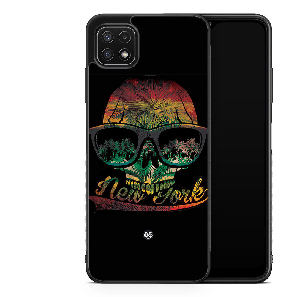 Samsung Galaxy A22 5G Case - New York Skull