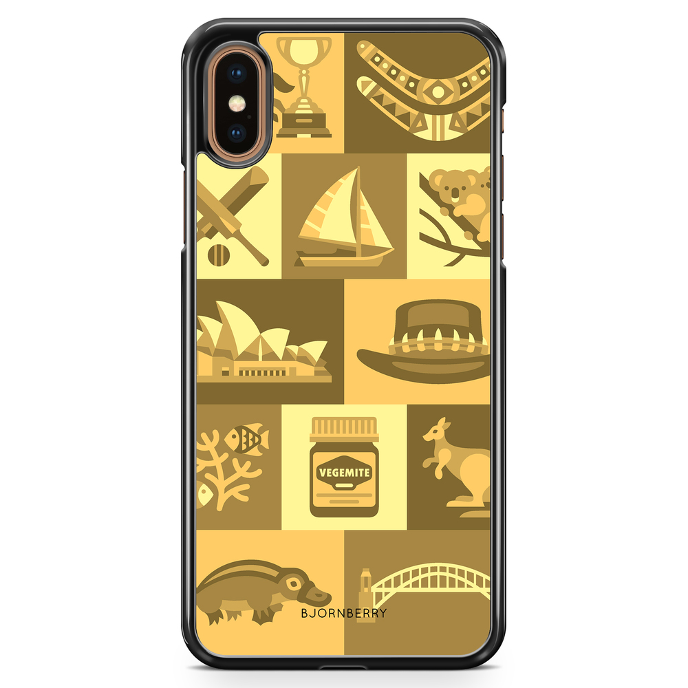 iPhone XS Max Case - Australian Pattern