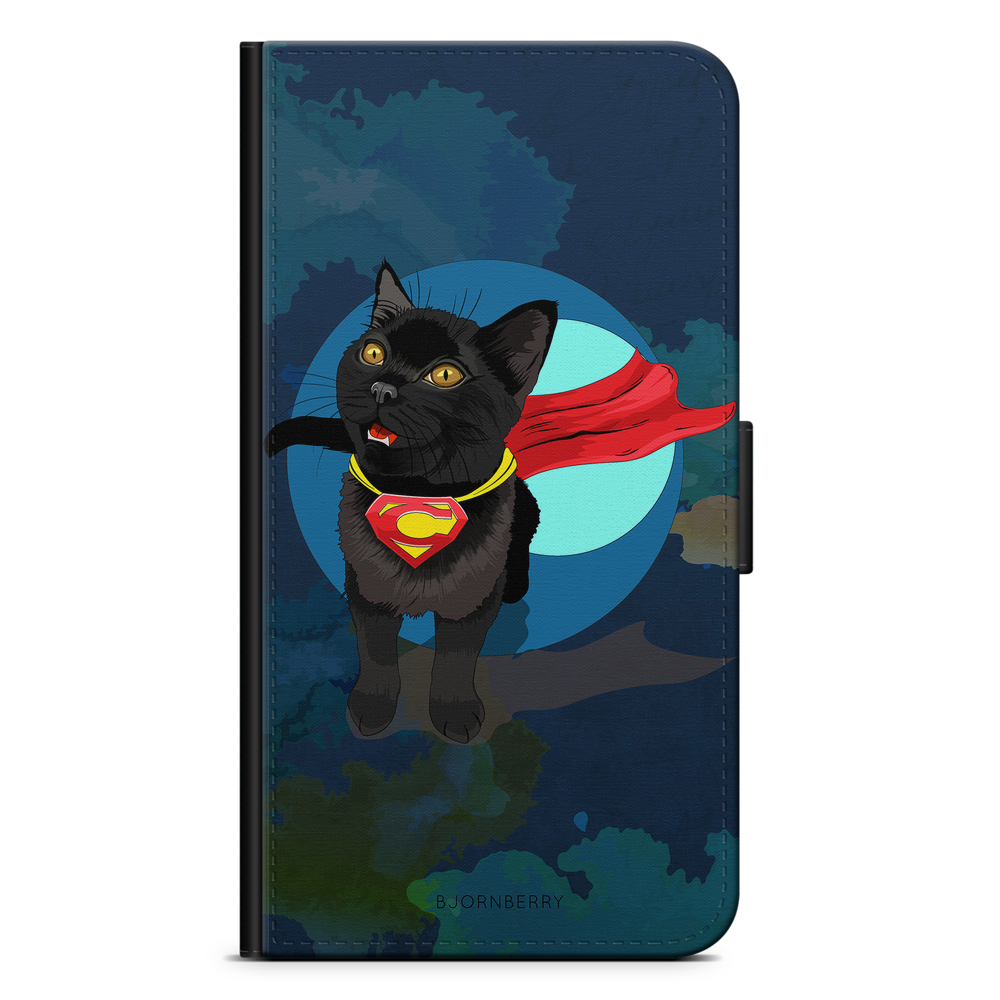 Huawei P40 Pro Wallet Case - Super Cat