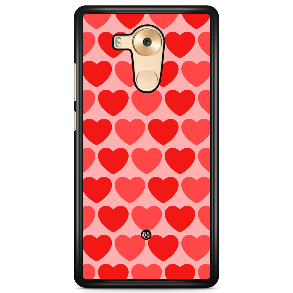 Huawei Mate 9 Pro Case - Red Hearts