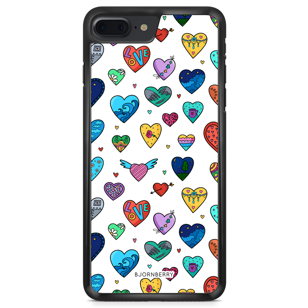 iPhone 8 Plus Case - Hearts