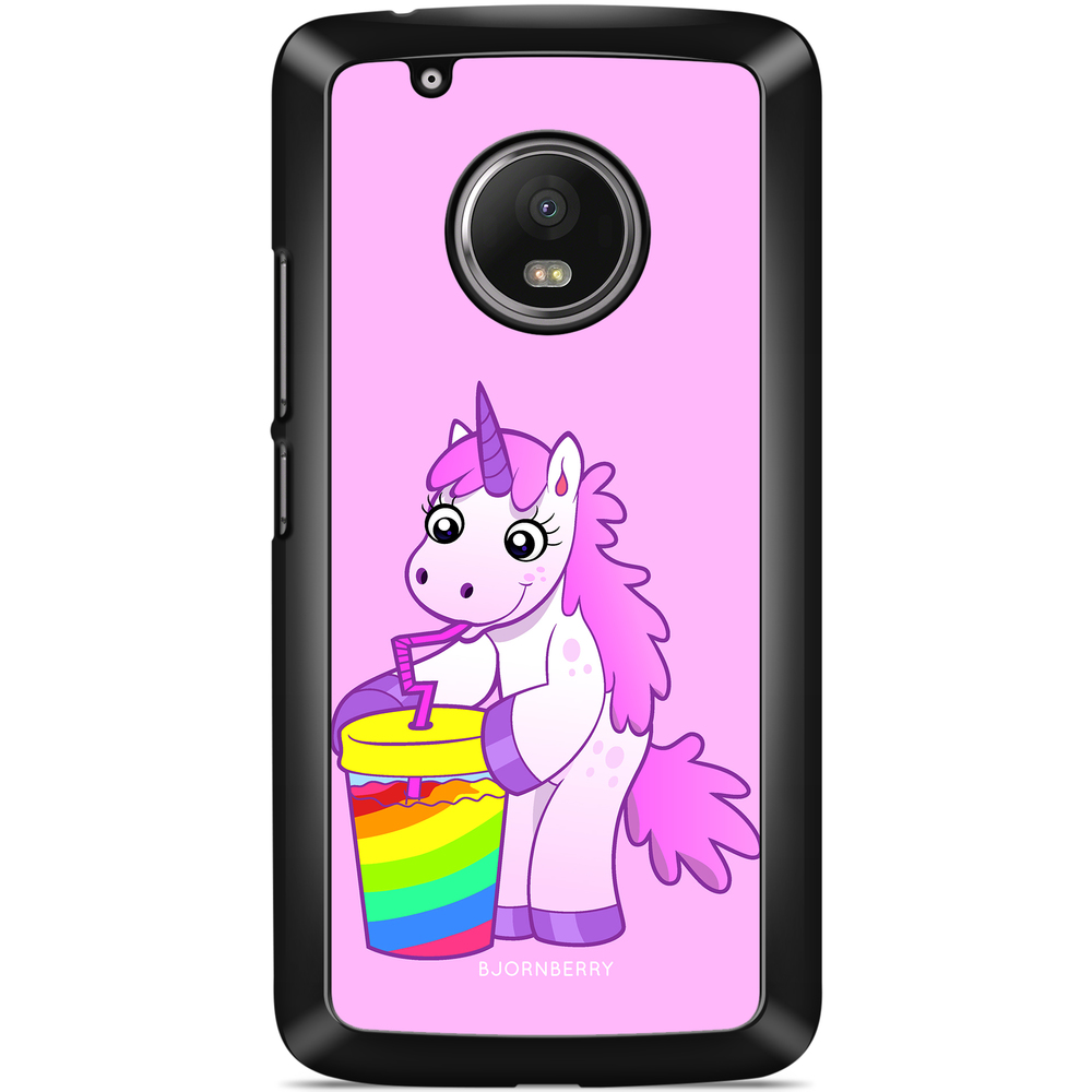 Moto G5 Plus Case - Drinking Unicorn