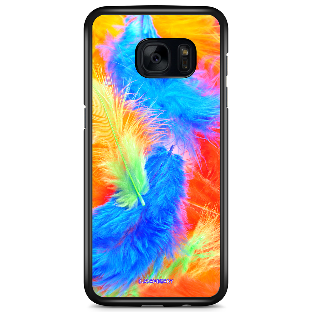 Samsung Galaxy S7 Case - Easter Feathers