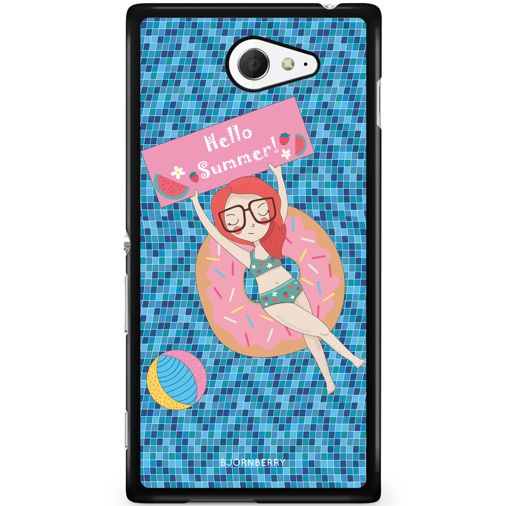Sony Xperia M2 Aqua Case - Hello Summer