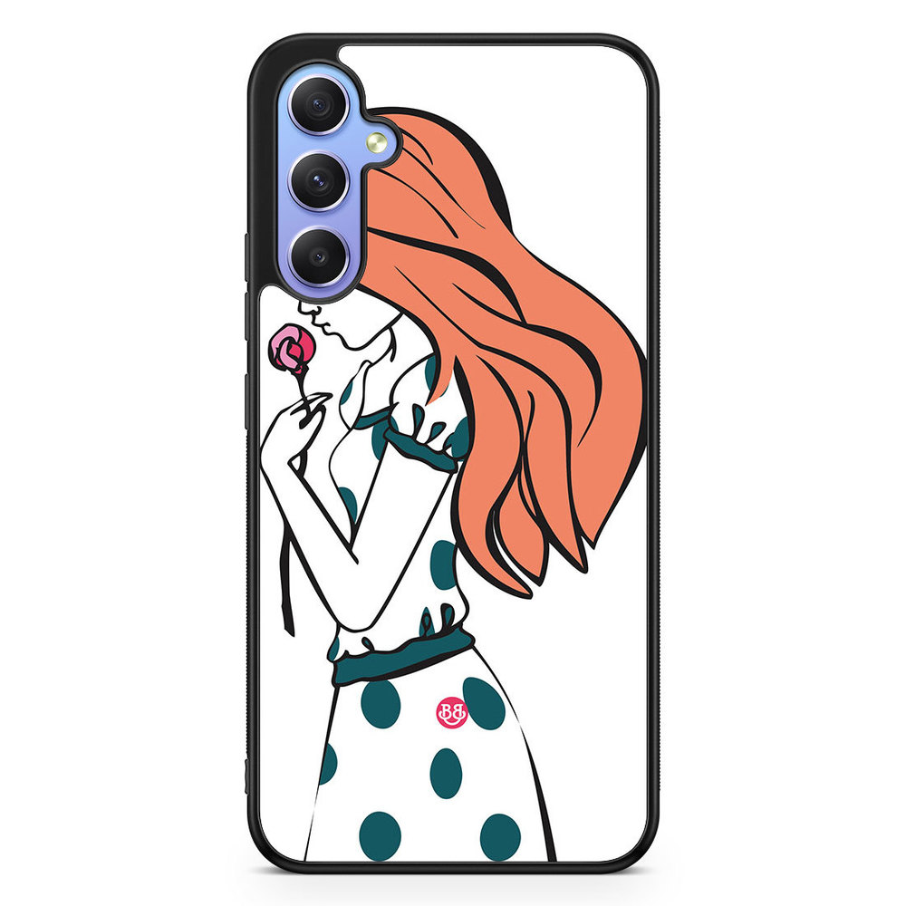 Samsung Galaxy A34 5G Case - Girl Rose