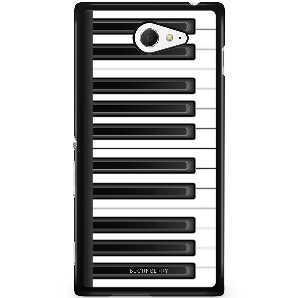 Sony Xperia M2 Aqua Case - Piano Keys