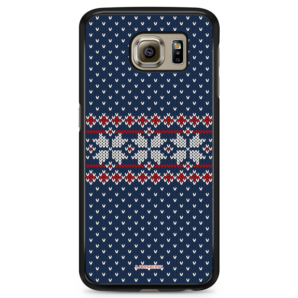 Samsung Galaxy S6 Case - Knitted Xmas