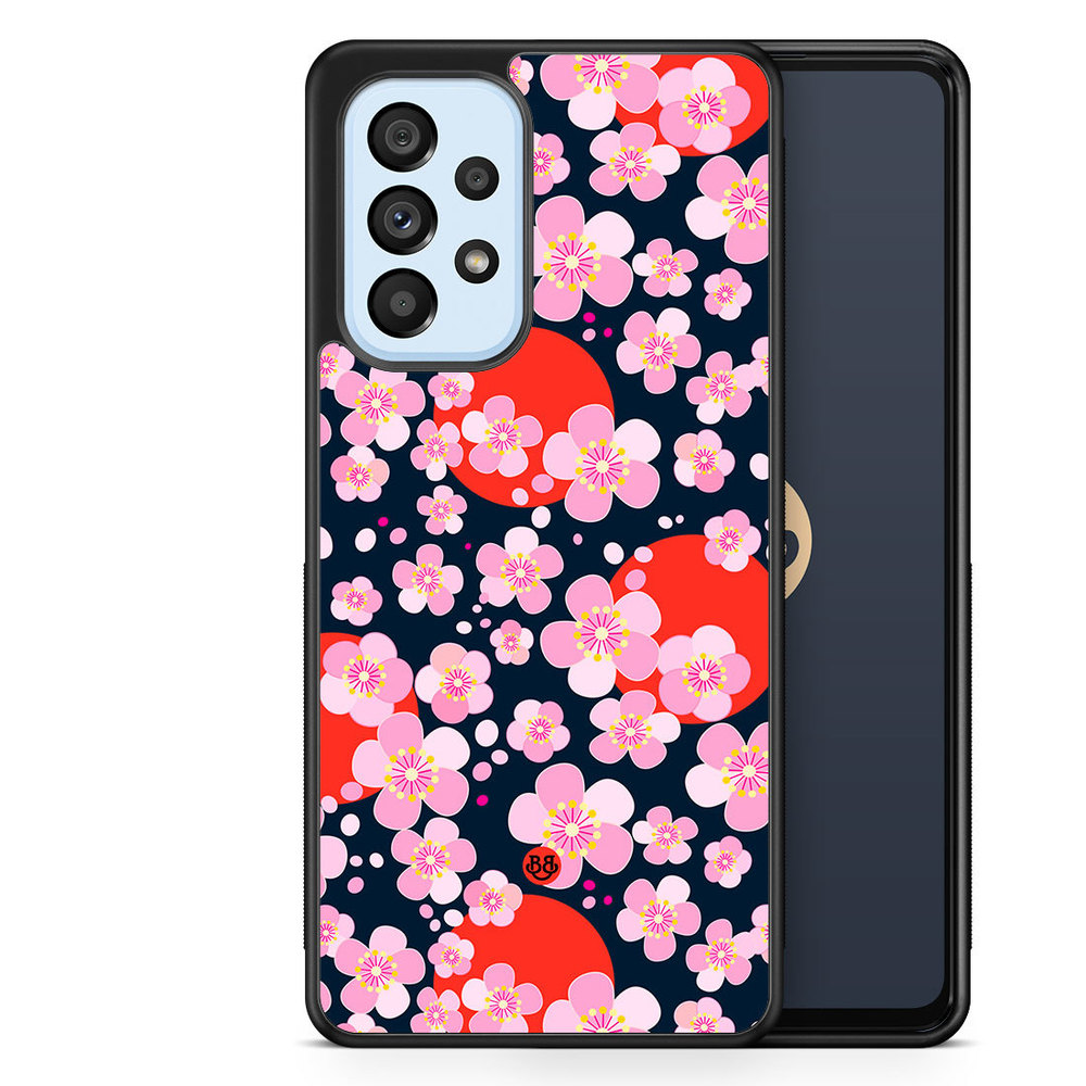 Samsung Galaxy A53 5G Case - Japanese Flowers
