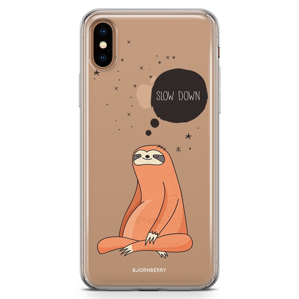 iPhone Xs Max Fashion Case - Slow Down Sloth